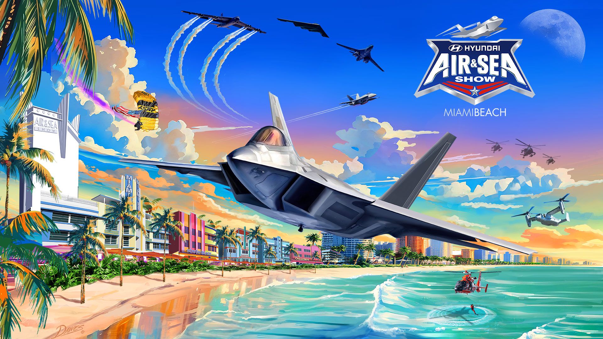 Promo graphic for HYUNDAI AIR & SEA show