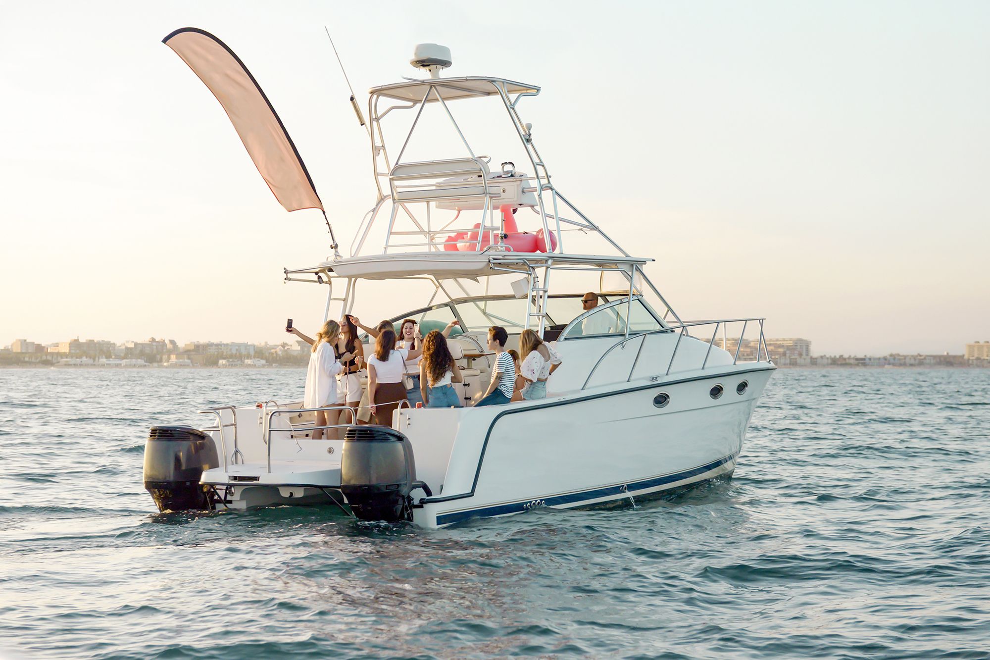 a yacht party